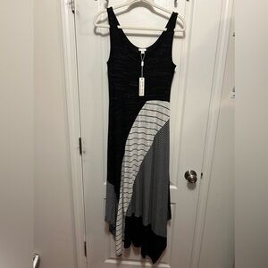 Spence sleeveless maxi dress women’s S black multicolor print Jeremy Spenser NWT